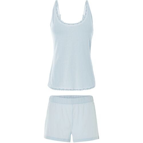 ESMARA Korte dames pyjama (Blauw, XS (32/34))