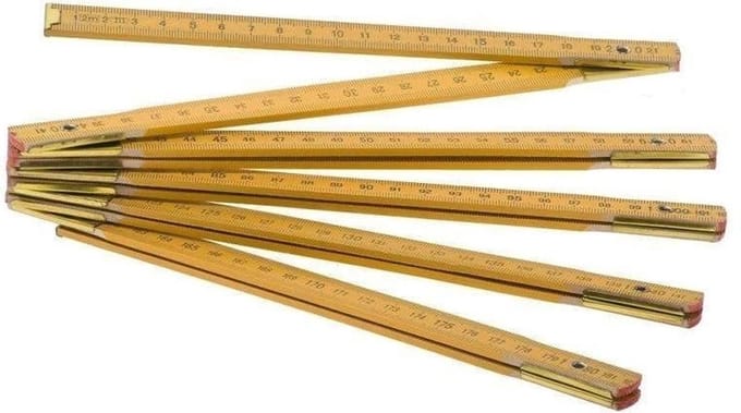 Opvouwbare duimstok - 2 meter - Hout