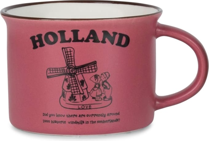 Memoriez - Mok - Holland - Mat fuchsia rose