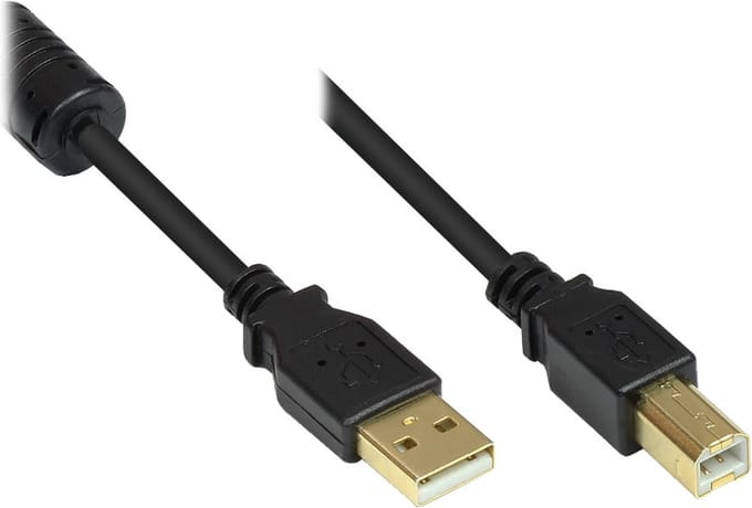 Alcasa electronik Good Connections - USB cable - USB to USB Type B - 5 m