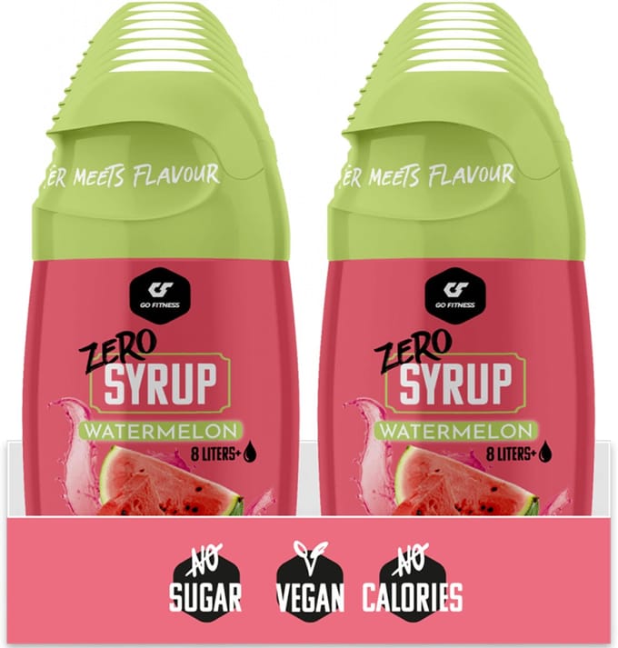 Go Fitness Zero Syrup (16x65ml) Watermelon - Functionele voeding - Smaakstoffen/zoetstoffen