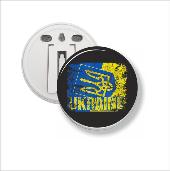 Button Met Clip - Ukraine - Oekraine