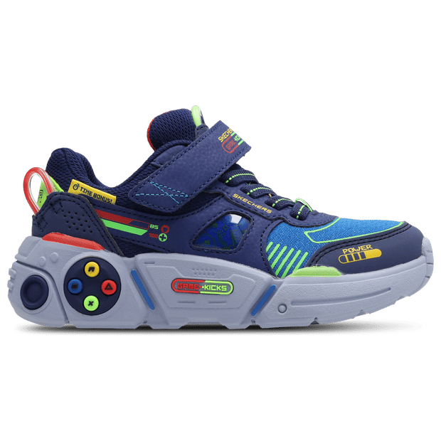 Skechers Game Kicks: Gametronix 2.0 Klittenband Laag - Sneakers - Unisex - Blauw