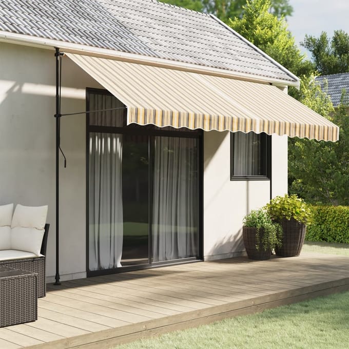 vidaXL - Vervangingsdoek - voor - luifel - 400x300 - cm - polyester - meerkleurig