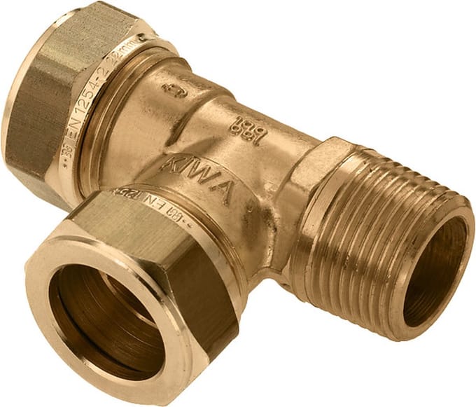 BONFIX 82615 T-stuk 28 x 28 x  1 " buitendraad
