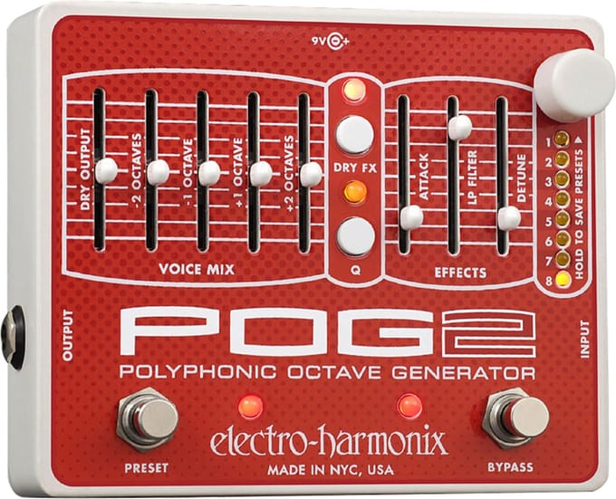 Electro Harmonix POG2 Polyphonic Octave Generator - Effect-unit voor gitaren
