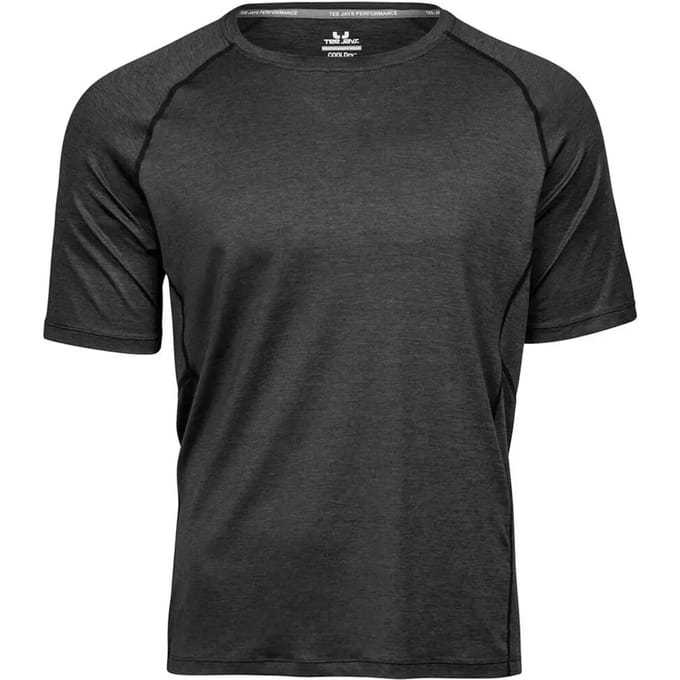 Tee Jays - Men´s CoolDry Tee - Black Melange - S