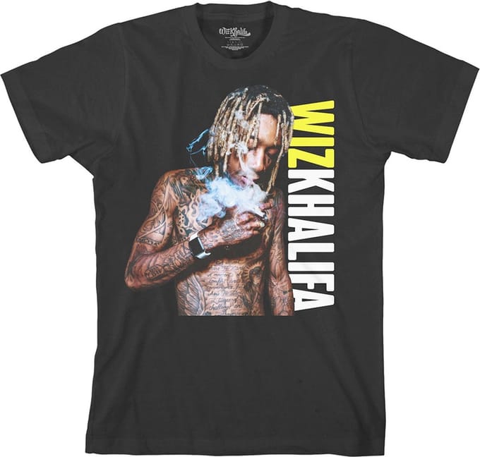 Wiz Khalifa - Blazer Heren T-shirt - M - Zwart