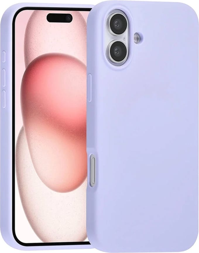 TUNIQ - iPhone 16 - Backcase - Premium Liquid - silicone - Paars