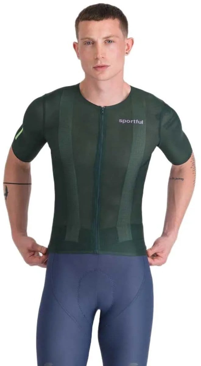 Sportful Light 2 Korte Mouw Wielertrui Groen S Man