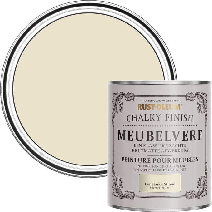 Rust-Oleum Beige Chalky Finish Meubelverf - Longsands Strand 750ml
