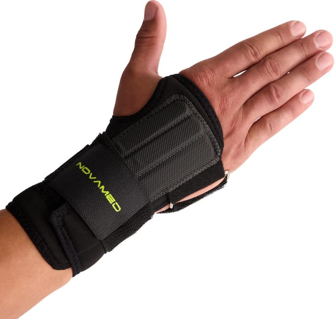 Novamed Lichtgewicht Polsbrace (beige - links)