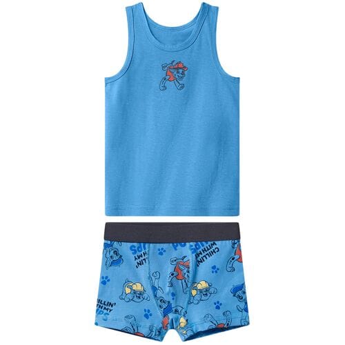 LUPILU Kinder ondergoedset Paw Patrol 2-delig (Blauw, 122/128)