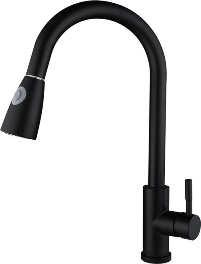 8661A Keukenkraan - 41 cm hoog - Mat Zwart