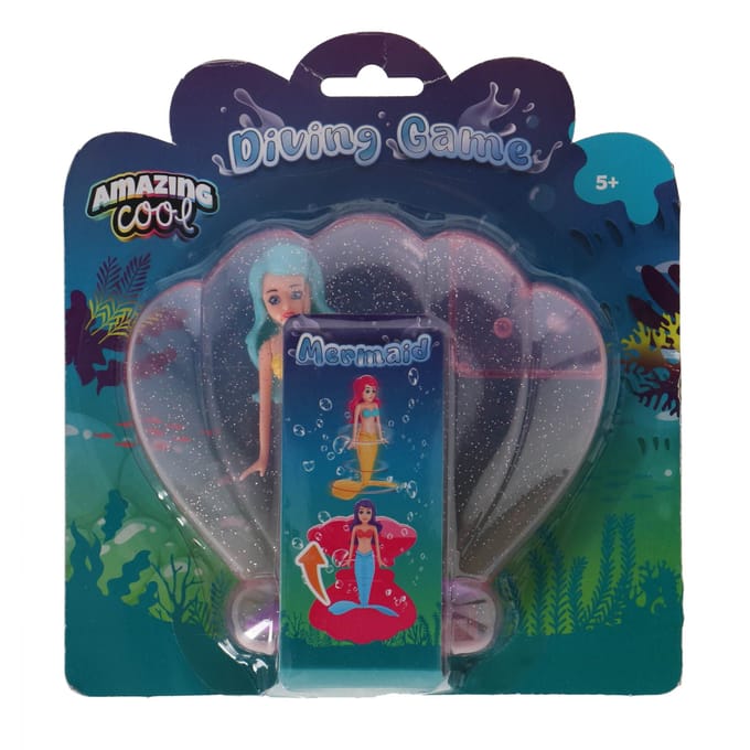 Amazing cool duik schelp met zeemeermin magic 2  assorti