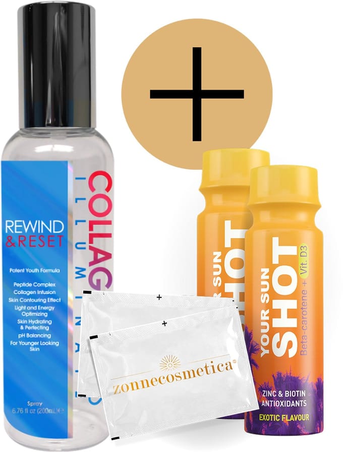 Devoted Creations - Illuminate Rewind & Reset + 2 Your Sun Shots + 2 Verfrissingsdoekjes