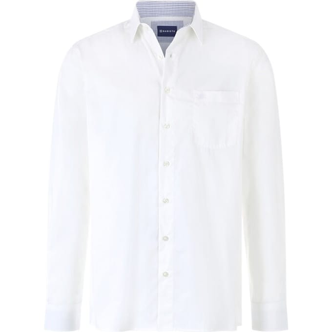 Babista herren Overhemd - 43/44 - wit - Plus Size