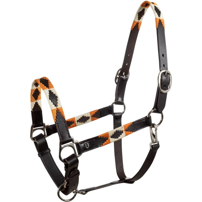 Leren halster voor paarden Equestro Polo N