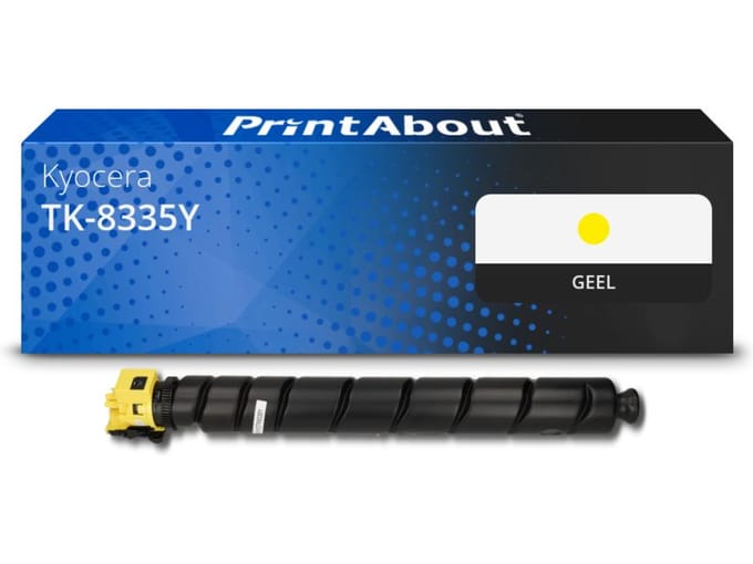 PrintAbout huismerk Toner TK-8335Y Geel Geschikt voor Kyocera