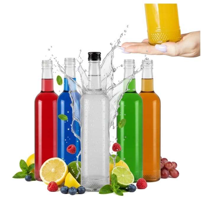 Bimberek - Decoratieve fles - Glas - 500ml - Elegante afwerking