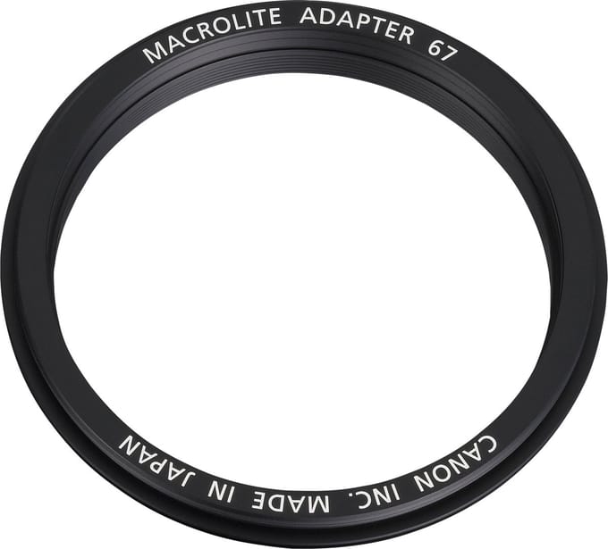 Canon Macrolite Adapter voor MR-14EX/MT24EX 67 mm
