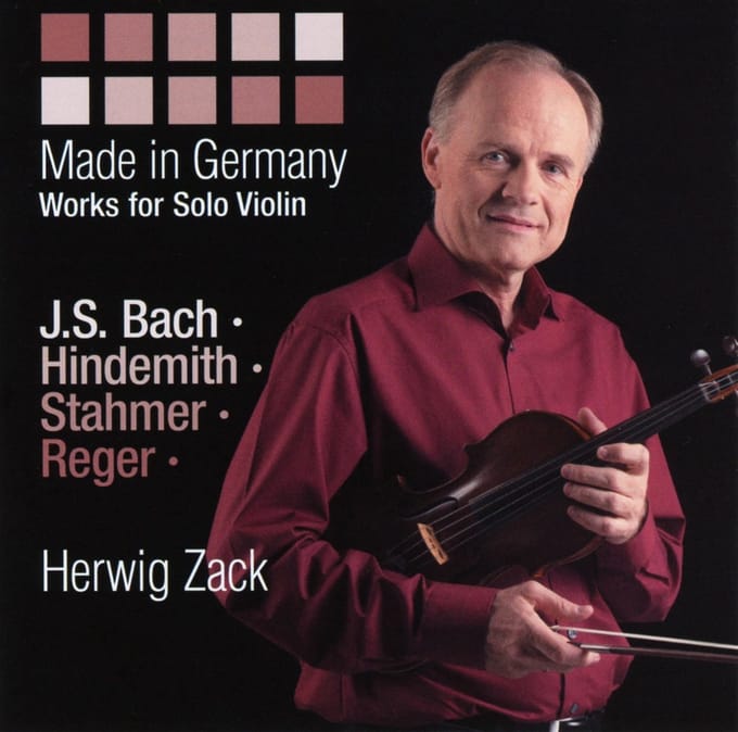 Herwig Zack - J.S. Bach - Hindemith - Reger - Stahmer: Made In Germany (CD)