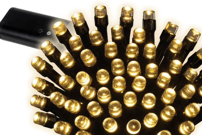 Kerstverlichting batterij LED durawise strings 27,5M - 368 lampjes -div lichtstanden