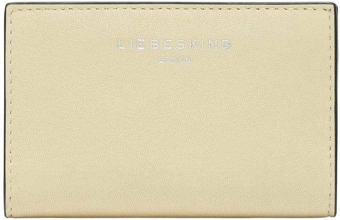 LIEBESKIND BERLIN Leren Kaarthoes Cloud Sheep Natural Lilith Card Case Lemonade Lichtgeel