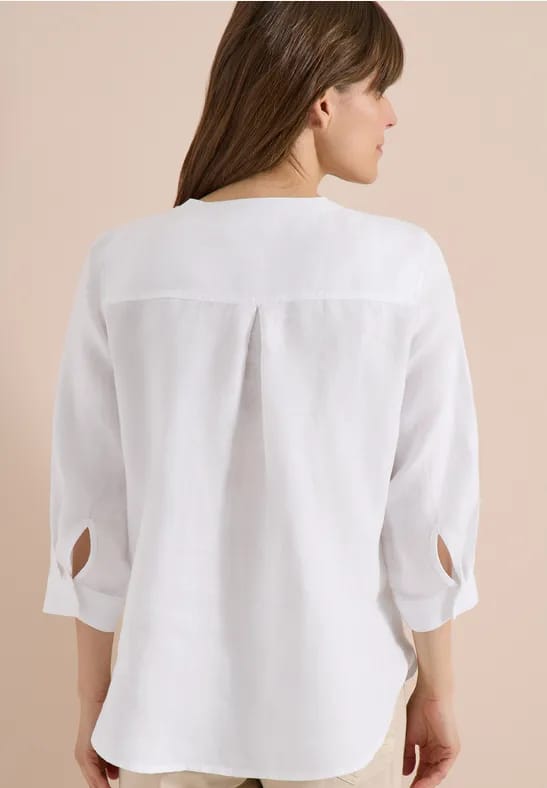 Tuniek met 3/4 mouwen van puur linnen
