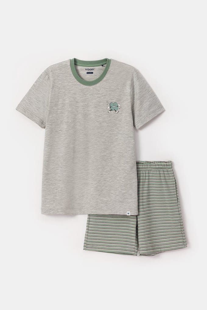 Woody-heren/jongens pyjama-QRS/142-10j
