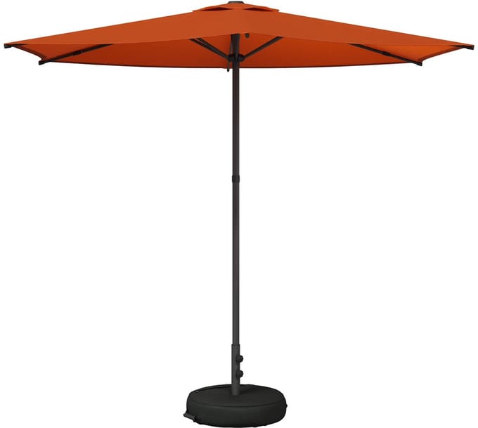 vidaXL - Tuinparasol - met - voet - Rechthoekig - 2,7 - x - 2,7 - m - Polyester