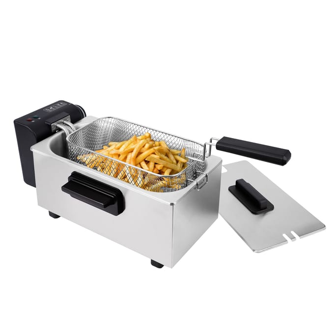 Daily Home friteuse 3 liter RVS - PFAS-vrij - koele zone.