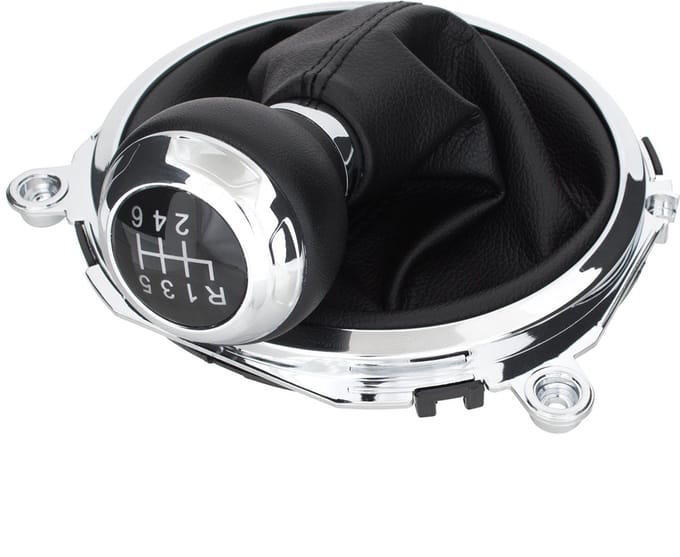 MODECAR Audi TT 8J Serie - Versnellingspookknop - Zwart/Chroom - 6 Versnellingen