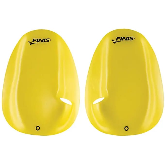 Finis - agility paddles floating - geel - maat M