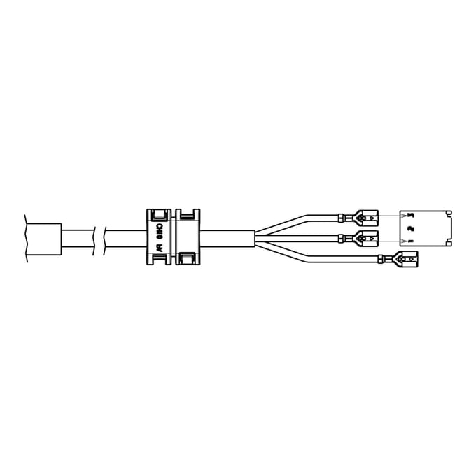 AEG snoer, met, klem, SWITZ 1,85m 140211772011