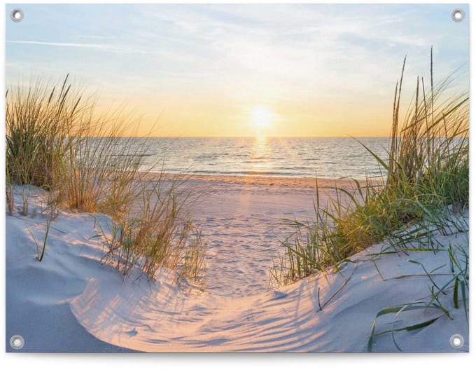 Tuinposter Zonsondergang - 60 x 80 - Canvas - REINDERS