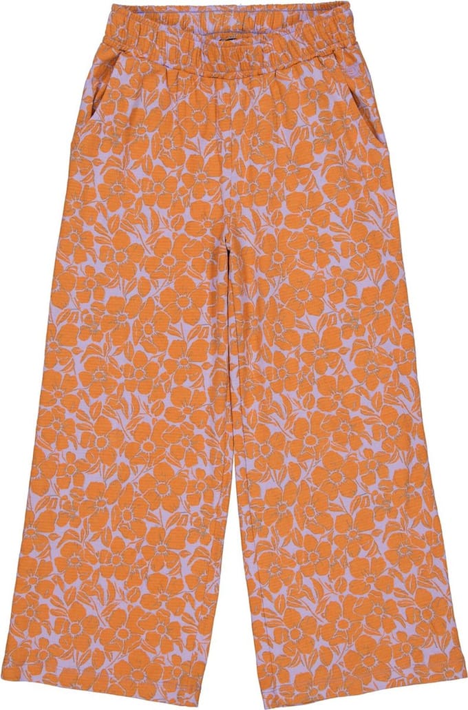 Quapi Meisjes broek - Doris - AOP Oranje bloemen