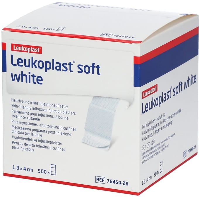 Leukoplast Soft White Inj. 19x40mm 500