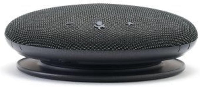Draagbare Speaker - Bluetooth Geluid - Vergaderingen en Gesprekken - 360 Graden Opname - 11 cm Diameter - Blauw