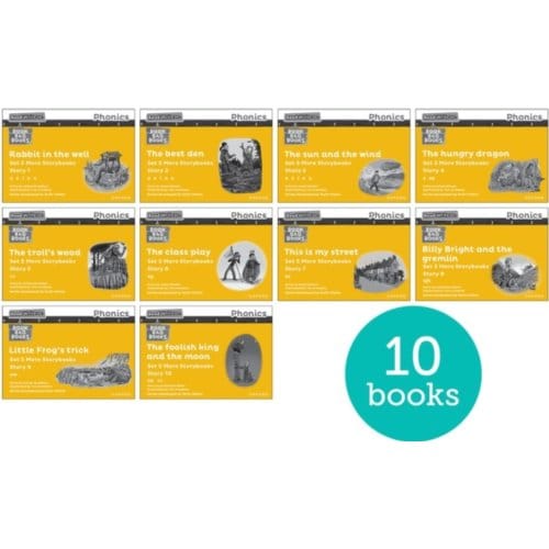Read Write Inc. Phonics: Yellow Set 5 More Black & White Storybooks (Pack Of 10) - Read Write Inc. - Adrian Bradbury