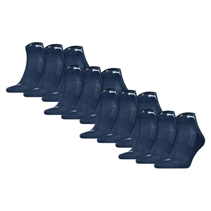 Puma Sokken Cushioned Quarter 12P Verpakking van 12