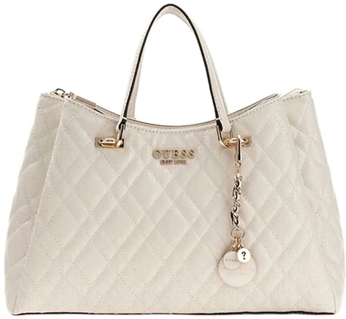 Guess Isemay Medium Handtas Dames - Imitatieleer - Beige
