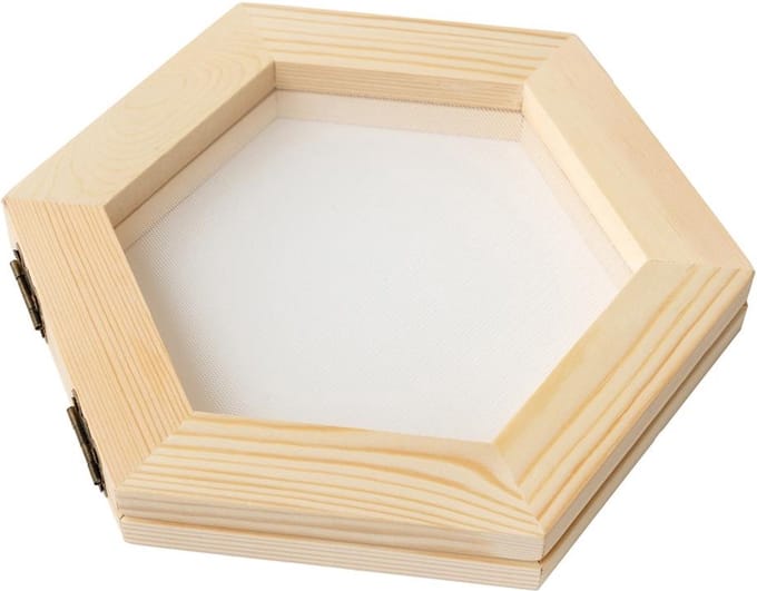 American Crafts - handschep papier frame - hexagon - 34030783