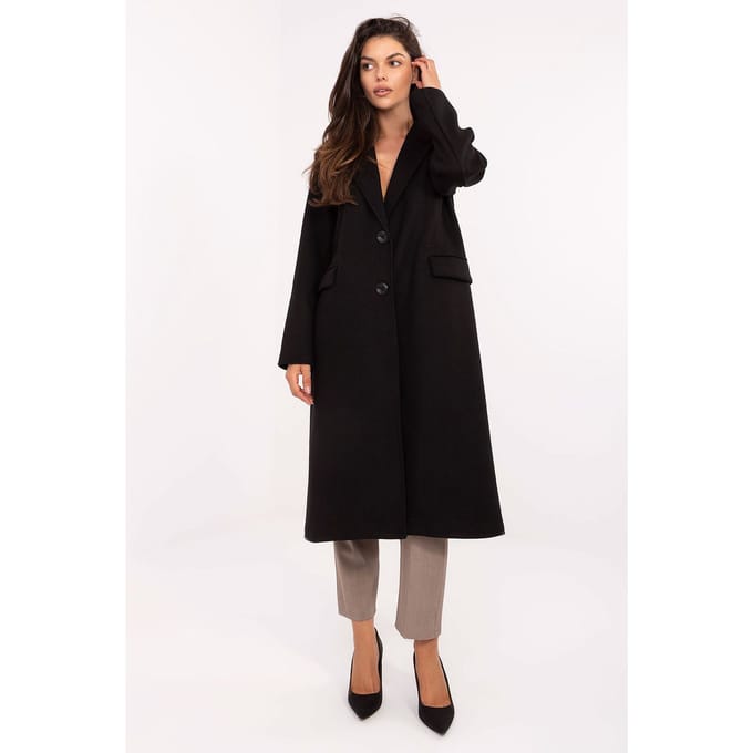 Classic Grace Coat - Zwart / One Size