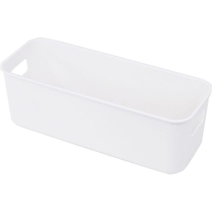 Telefoonhoesjes Doos Organizer Multifunctioneel Stijlvol Eenvoudig Ontwerp Grote Capaciteit Plastic Opbergmand white