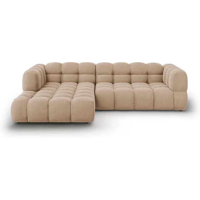 4-zits hoekbank Sky links velvet | Cosmopolitan Design