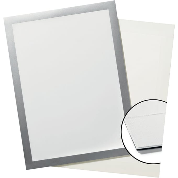 Durable folielijst Duraframe Grip, formaat A4, voor textieloppervlakken, zilver