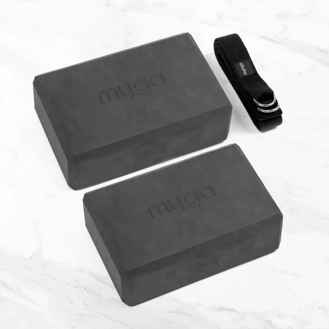 Yoga strap met blok Myga