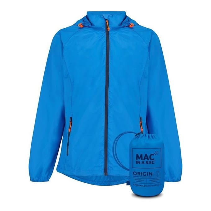 Mac in a Sac Origin 2 Regenjas Kinderen - Ocean Blue - 6/7 jaar
