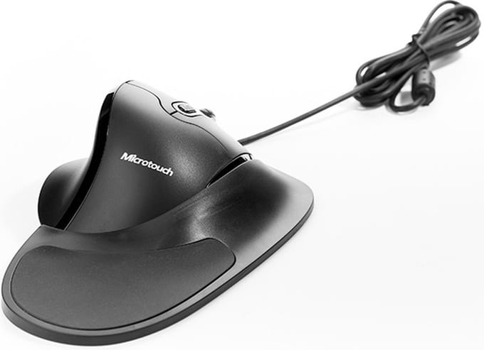 Newtral3 Medium - Ergonomische Muis - Rechtshandig - Bedraad - Zwart